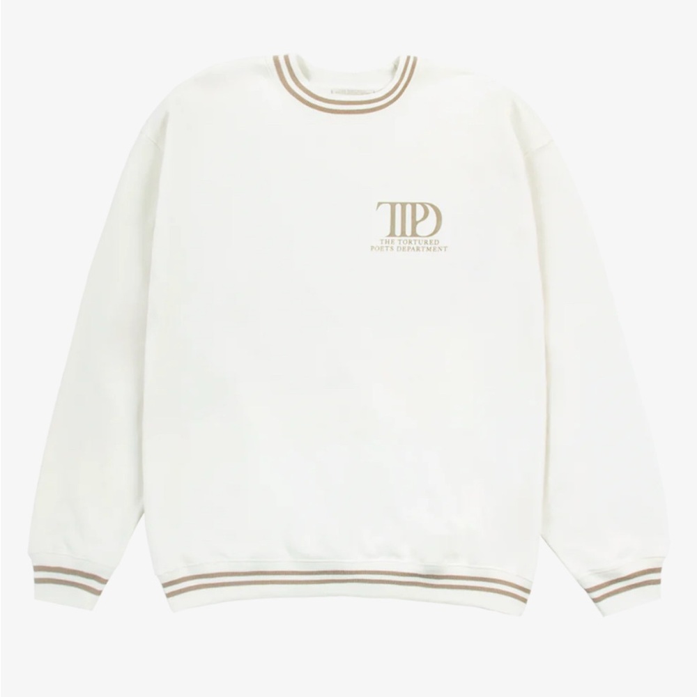 Taylor Swift TTPD Crewneck Sweatshirt Size Large